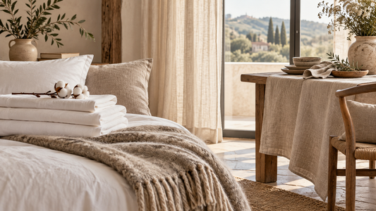 Guide d'achat des textiles de maison : coton, lin, laine