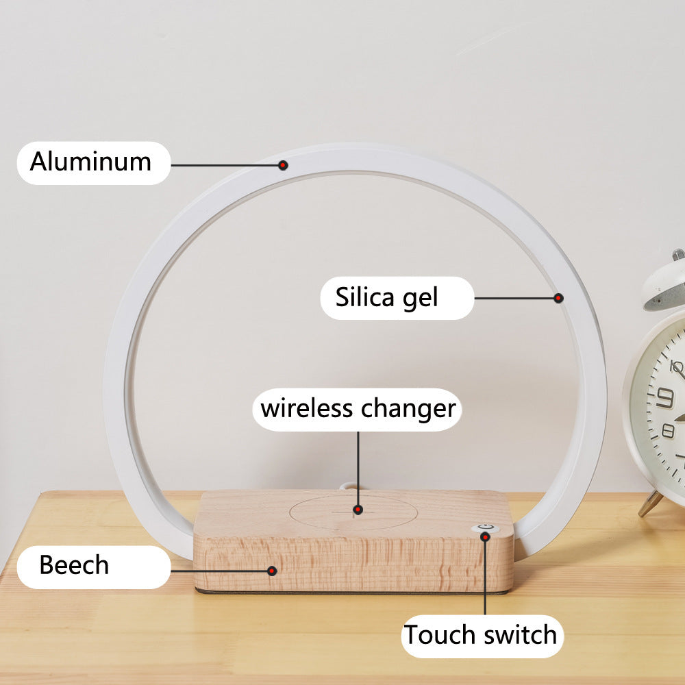 Multifunctional Modern Table Lamp with Wireless Charging