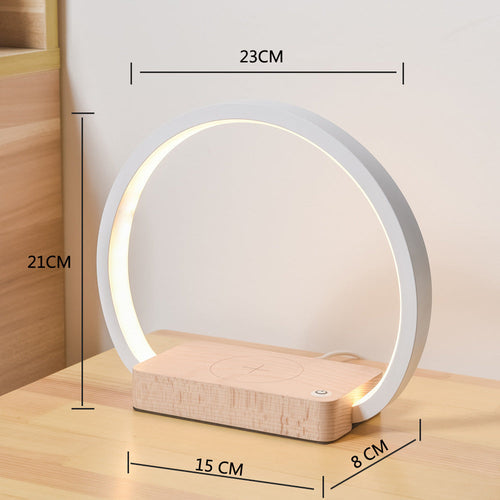 Multifunctional Modern Table Lamp with Wireless Charging