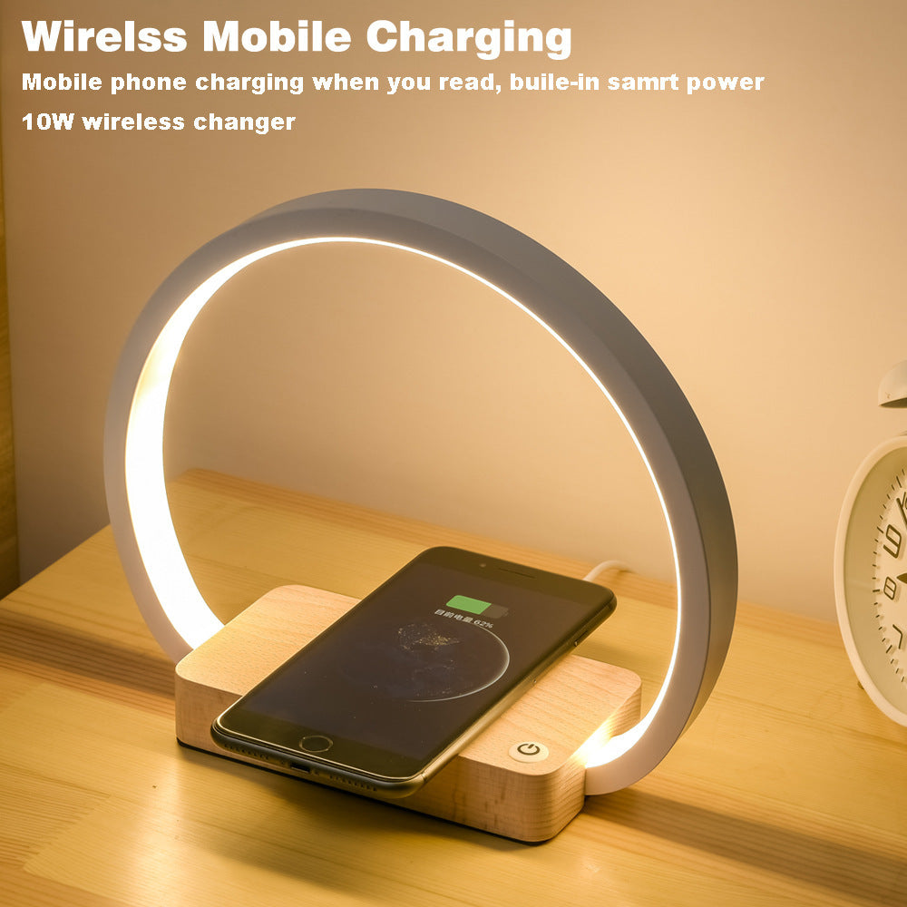 Multifunctional Modern Table Lamp with Wireless Charging