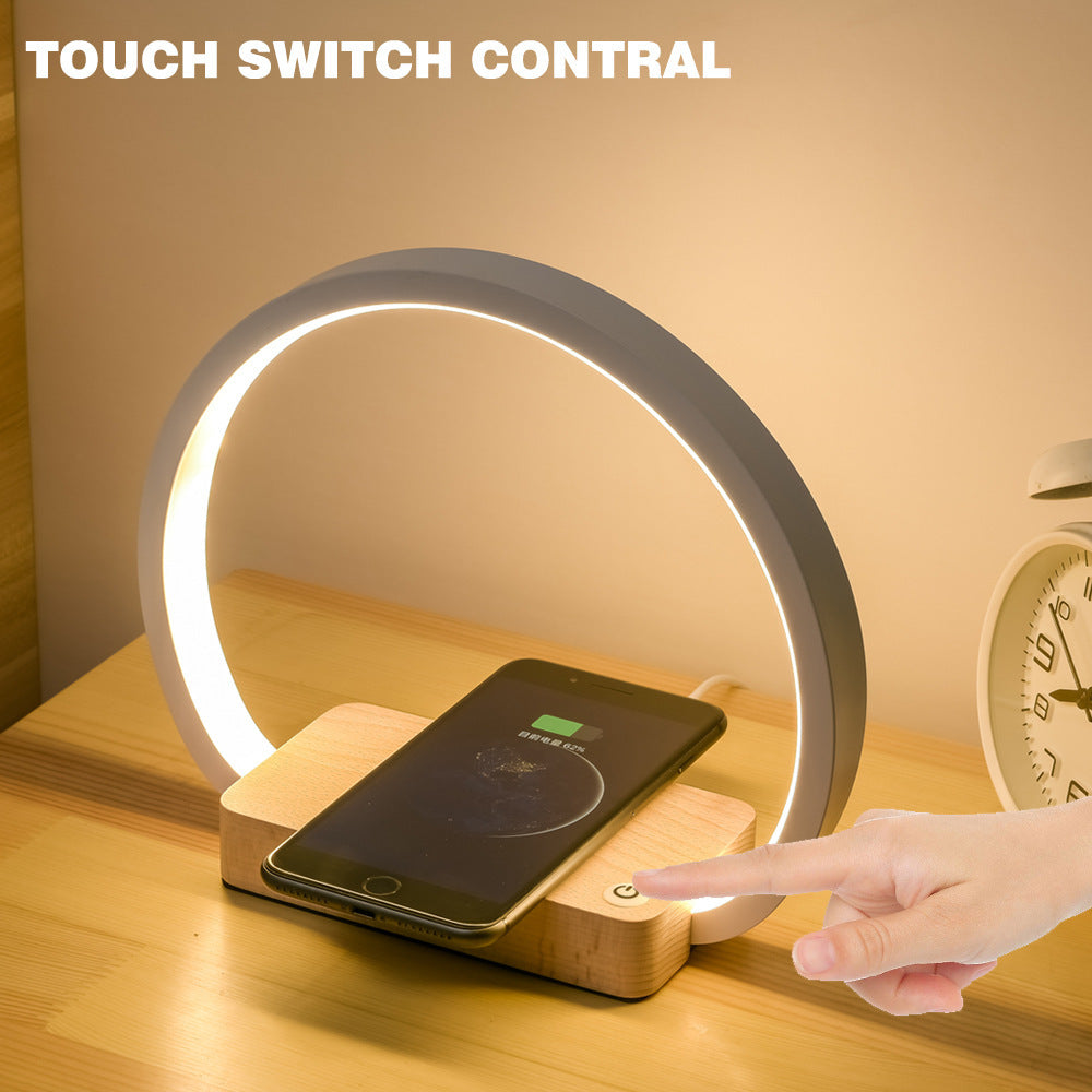 Multifunctional Modern Table Lamp with Wireless Charging
