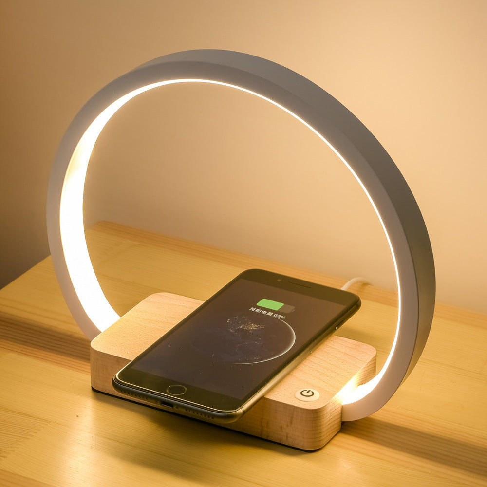 Multifunctional Modern Table Lamp with Wireless Charging