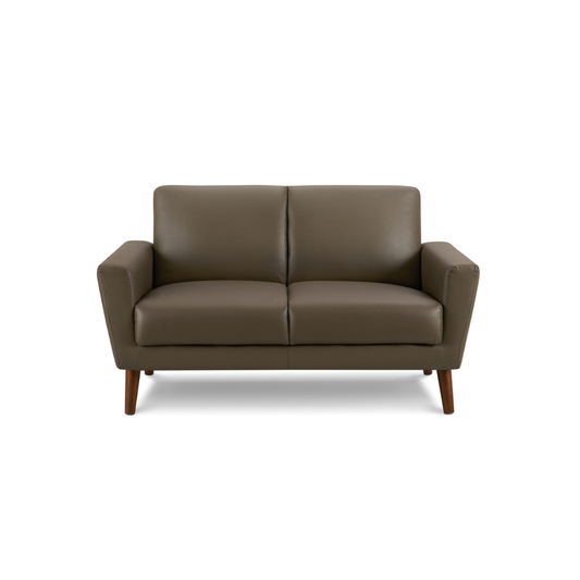 Causeuse de 58" avec deux coussins de Monarch - RA-08- PU brun (8J22A08)