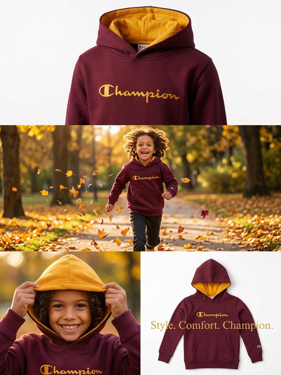 Champion — Hoodie à capuche enfant