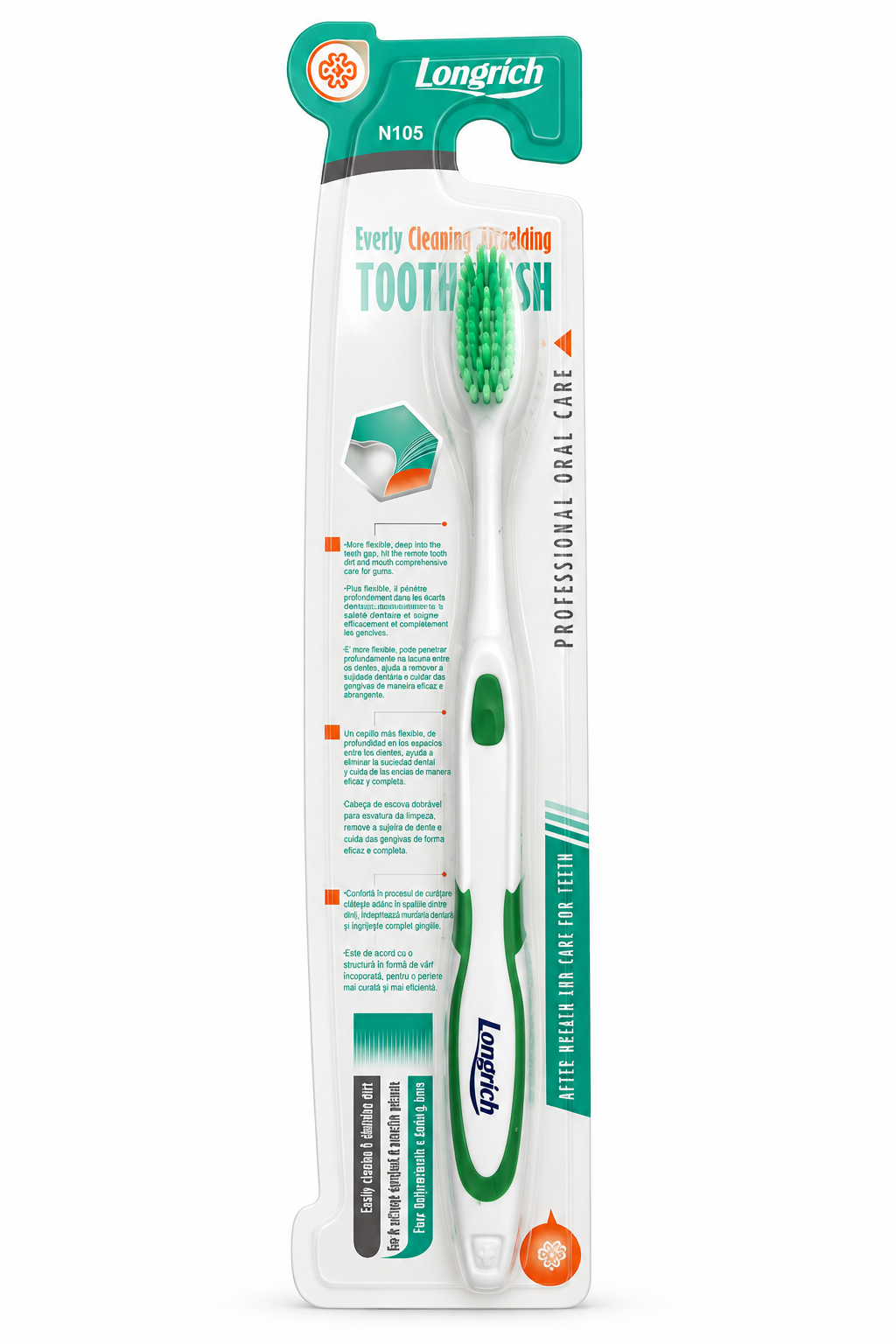 Brosse à dents Longrich pour adultes – À l’unité